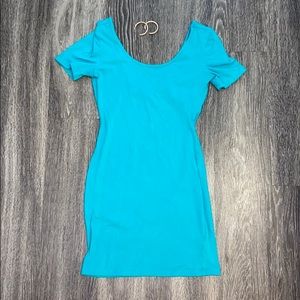 Teal Tight Stretch Dress